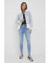 Pepe Jeans jeansi Dion Zip femei medium waist - Pled.ro