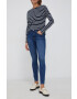 Pepe Jeans Jeans Regent femei high waist - Pled.ro