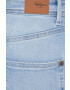 Pepe Jeans jeansi Violet femei high waist - Pled.ro