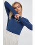 Pepe Jeans longsleeve femei culoarea albastru marin - Pled.ro