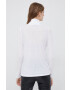 Pepe Jeans longsleeve femei culoarea alb cu guler - Pled.ro