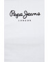 Pepe Jeans longsleeve femei culoarea alb - Pled.ro