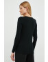 Pepe Jeans longsleeve femei culoarea negru - Pled.ro