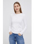 Pepe Jeans Longsleeve Daelin femei culoarea alb - Pled.ro