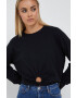 Pepe Jeans longsleeve din bumbac culoarea negru - Pled.ro