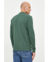 Pepe Jeans longsleeve din bumbac culoarea verde neted - Pled.ro