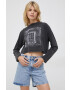 Pepe Jeans longsleeve din bumbac Lizzy culoarea gri - Pled.ro