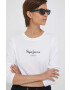 Pepe Jeans longsleeve din bumbac Wendys culoarea alb - Pled.ro