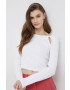 Pepe Jeans longsleeve Natasha femei culoarea alb - Pled.ro