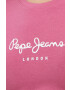 Pepe Jeans longsleeve New Virginia femei culoarea albastru marin - Pled.ro