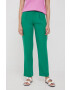 Pepe Jeans pantaloni femei culoarea verde drept high waist - Pled.ro