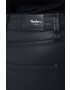 Pepe Jeans pantaloni femei culoarea negru mulata high waist - Pled.ro