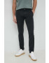 Pepe Jeans pantaloni Charly barbati culoarea negru mulata - Pled.ro