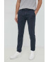 Pepe Jeans pantaloni Charly barbati culoarea albastru marin mulata - Pled.ro