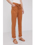 Pepe Jeans Pantaloni Dash femei culoarea maro model drept medium waist - Pled.ro