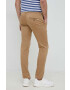 Pepe Jeans pantaloni James barbati culoarea maro mulata - Pled.ro