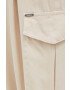 Pepe Jeans pantaloni JYNX femei culoarea bej fason cargo medium waist - Pled.ro