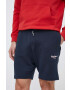 Pepe Jeans pantaloni scurti din bumbac Edward culoarea albastru marin - Pled.ro