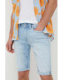 Pepe Jeans pantaloni scurti jeans Cash barbati - Pled.ro