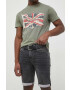 Pepe Jeans pantaloni scurti jeans Jack barbati culoarea gri - Pled.ro