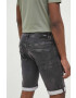 Pepe Jeans pantaloni scurti jeans Jack barbati culoarea gri - Pled.ro