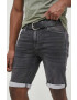 Pepe Jeans pantaloni scurti jeans Jack barbati culoarea gri - Pled.ro