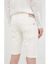 Pepe Jeans pantaloni scurti jeans Stanley Short barbati culoarea bej - Pled.ro