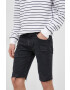 Pepe Jeans pantaloni scurti jeans Stanley Short Destroy barbati culoarea negru - Pled.ro