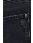 Pepe Jeans pantaloni scurti jeans Stanley Short Destroy barbati culoarea negru - Pled.ro