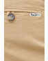 Pepe Jeans pantaloni scurti Mc Queen Short barbati culoarea bej - Pled.ro