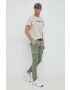 Pepe Jeans pantaloni Sean barbati culoarea verde cu fason cargo - Pled.ro