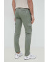 Pepe Jeans pantaloni Sean barbati culoarea verde cu fason cargo - Pled.ro