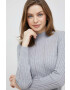 Pepe Jeans pulover Baloon femei culoarea gri light cu turtleneck - Pled.ro