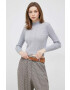 Pepe Jeans pulover Baloon femei culoarea gri light cu turtleneck - Pled.ro