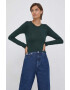 Pepe Jeans pulover din amestec de lana femei culoarea verde light - Pled.ro