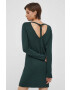 Pepe Jeans rochie din amestec de lana Darice culoarea verde mini drept - Pled.ro