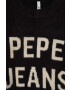 Pepe Jeans rochie din amestec de lână pentru copii culoarea negru mini oversize - Pled.ro