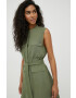 Pepe Jeans rochie din in Aura culoarea verde mini drept - Pled.ro