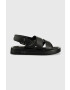 Pepe Jeans sandale SUMMER femei culoarea negru cu platforma PLS90578 - Pled.ro