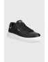 Pepe Jeans sneakers din piele EATON culoarea negru PMS30896 - Pled.ro