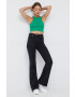 Pepe Jeans top femei culoarea verde - Pled.ro