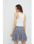 Pepe Jeans top femei culoarea alb - Pled.ro