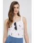 Pepe Jeans top din bumbac Flora culoarea alb - Pled.ro