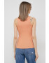 Pepe Jeans top Winona femei culoarea portocaliu - Pled.ro