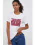 Pepe Jeans tricou femei culoarea alb - Pled.ro