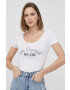 Pepe Jeans tricou Cameron femei culoarea alb - Pled.ro