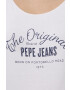 Pepe Jeans tricou Cameron femei culoarea alb - Pled.ro