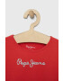 Pepe Jeans tricou copii Culoarea rosu - Pled.ro