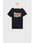 Pepe Jeans tricou de bumbac pentru copii neted - Pled.ro