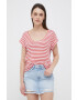 Pepe Jeans tricou de in Leia culoarea rosu - Pled.ro